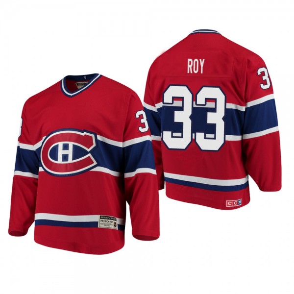 Men's Montreal Canadiens Patrick Roy #33 Throwback...