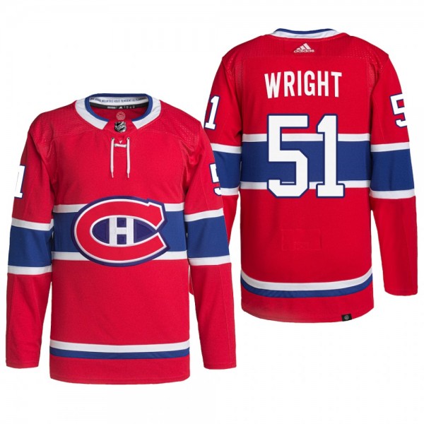 Canadiens Shane Wright Authentic Primegreen Red Je...