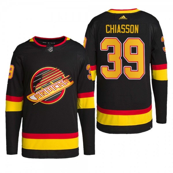 Alex Chiasson Vancouver Canucks Retro Jersey 2022 Black #39 Primegreen Authentic Pro Uniform