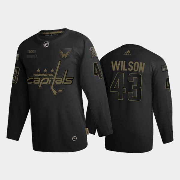 Men Washington Capitals Tom Wilson #43 2020 Vetera...