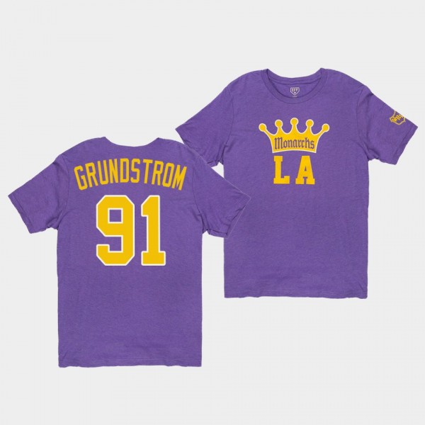 Carl Grundstrom #91 Los Angeles Kings Monarchs 194...