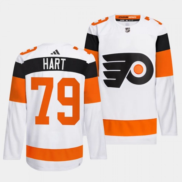 2024 NHL Stadium Series Philadelphia Flyers Carter Hart #79 White Authentic Pro Jersey