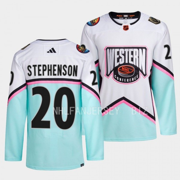Chandler Stephenson Vegas Golden Knights 2023 NHL All-Star White #20 Authentic Primegreen Jersey Men's