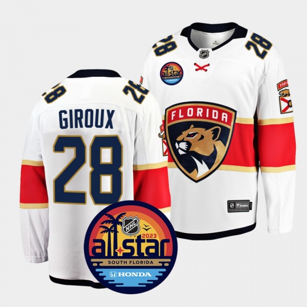 Claude Giroux Panthers #28 2023 NHL All-Star Jersey White Away