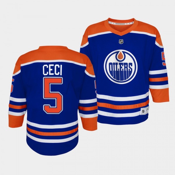 Cody Ceci Edmonton Oilers Youth Jersey 2022-23 Hom...