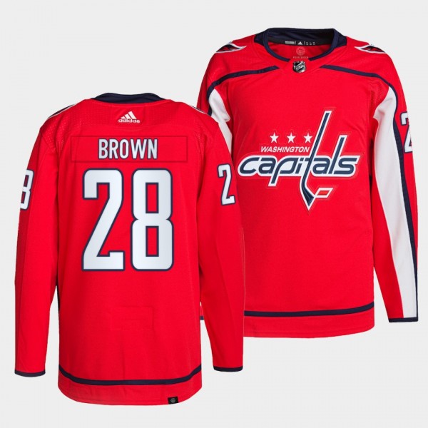 Connor Brown Capitals 2022 Primegreen Authentic Red Jersey #28 Home