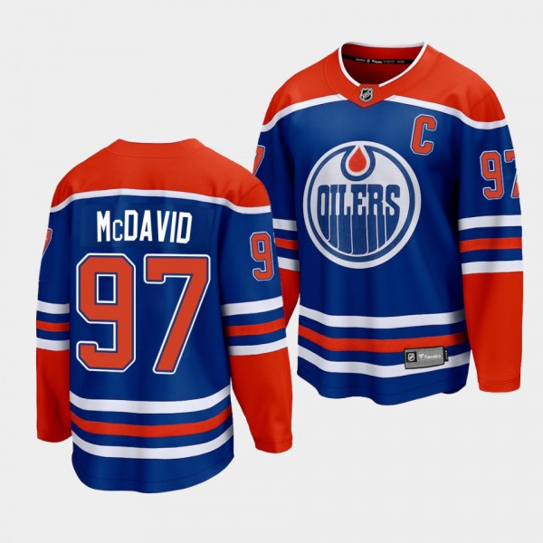 Connor McDavid Edmonton Oilers 2022-23 Home Royal ...