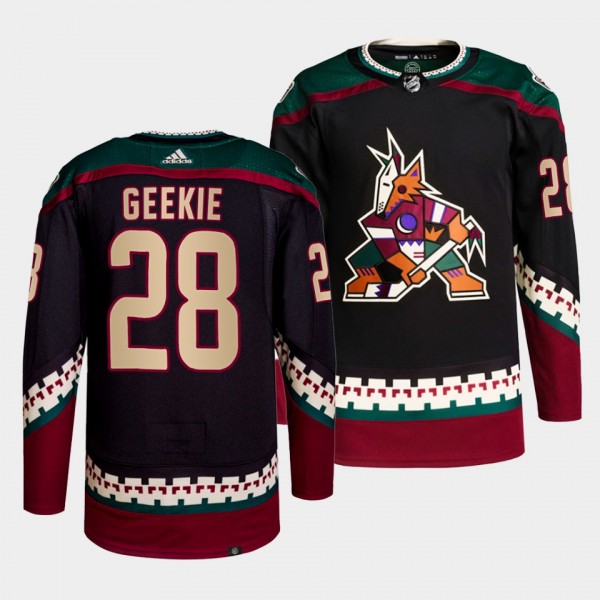 Conor Geekie Coyotes 2022 Primegreen Authentic Black Jersey #28 Home
