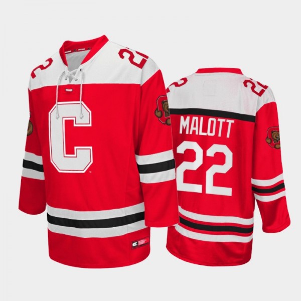 Cornell Big Red Jeff Malott #22 College Hockey Red...