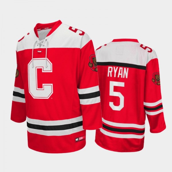 Cornell Big Red Joakim Ryan #5 College Hockey Red ...