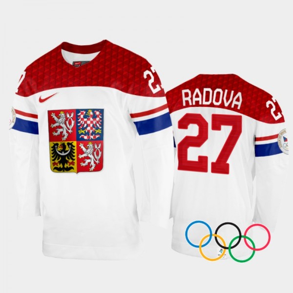 Tereza Radova Czech Republic Women's Hockey White ...