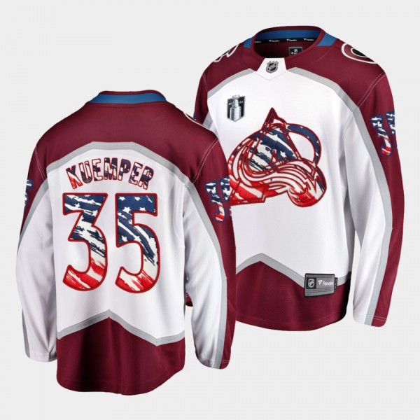 Darcy Kuemper Colorado Avalanche Independence Day ...