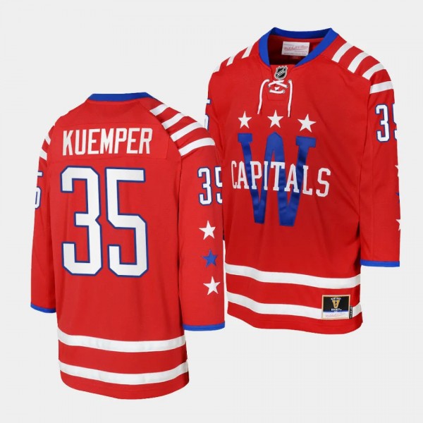 Washington Capitals #35 Darcy Kuemper 2015 Blue Li...