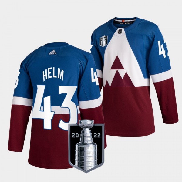 Darren Helm Avalanche #43 2022 Western Champs Jers...