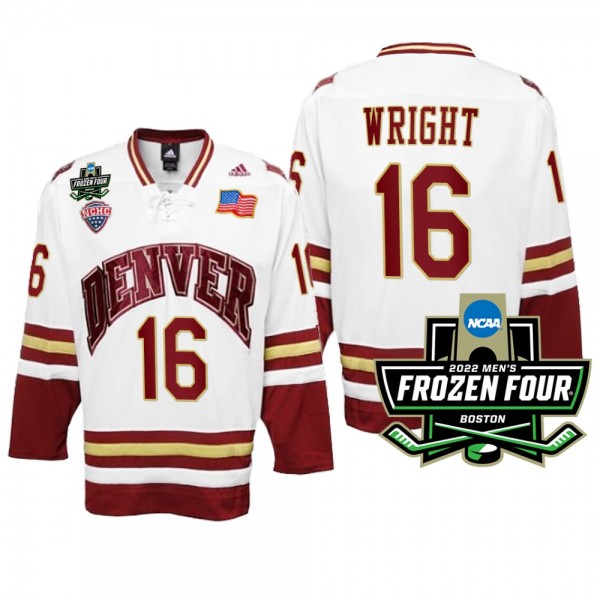 Cameron Wright 2022 Frozen Four Denver Pioneers Je...