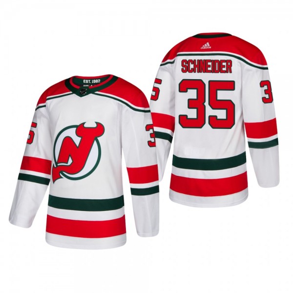 Men's New Jersey Devils Cory Schneider #35 2019 Al...