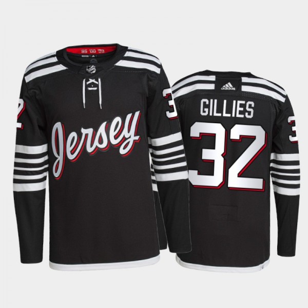 Jon Gillies New Jersey Devils Alternate Jersey 202...