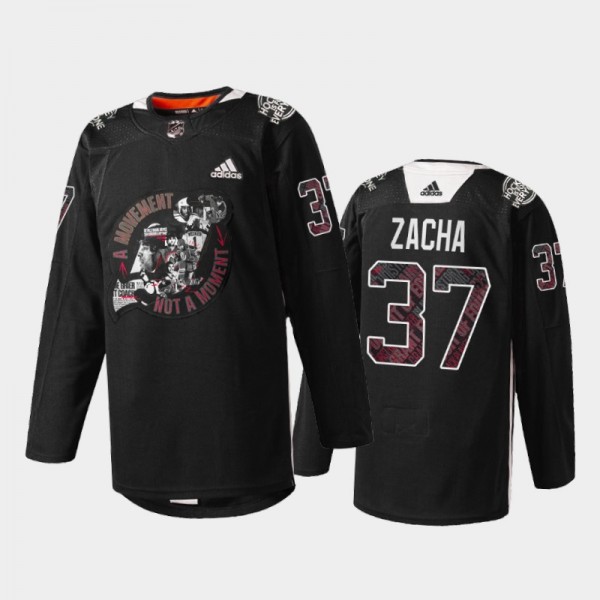 Pavel Zacha New Jersey Devils Black History Month ...