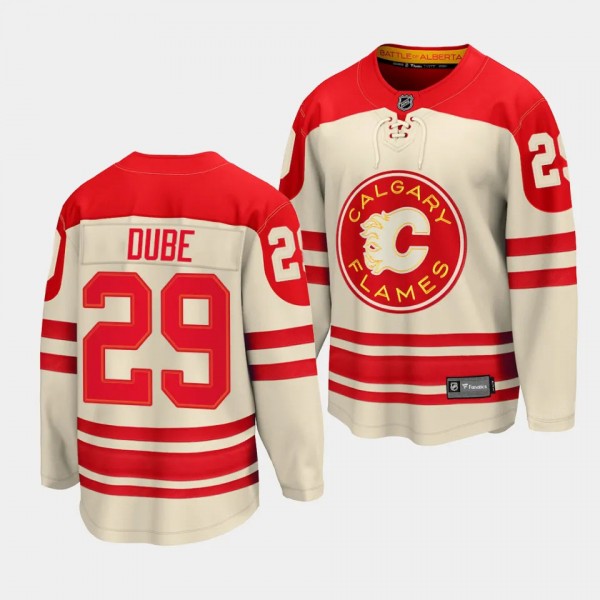 Calgary Flames Dillon Dube 2023 NHL Heritage Class...