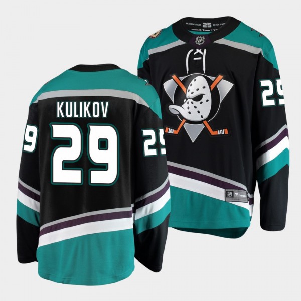 Dmitry Kulikov Anaheim Ducks Alternate Black Breakaway Player Jersey Men's