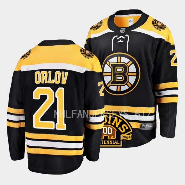 Boston Bruins Dmitry Orlov Home Black Breakaway Pl...