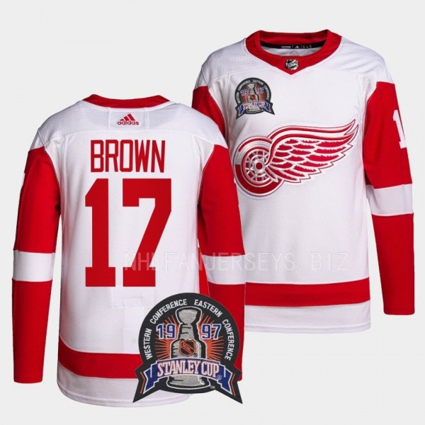 1997 Stanley Cup Doug Brown Detroit Red Wings Red ...