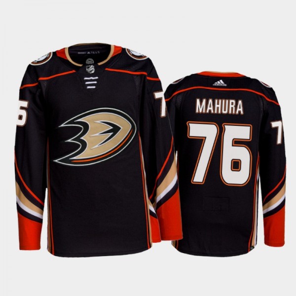 Josh Mahura Anaheim Ducks Home Jersey 2021-22 Blac...
