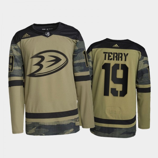 Troy Terry Anaheim Ducks Military Appreciation Jer...