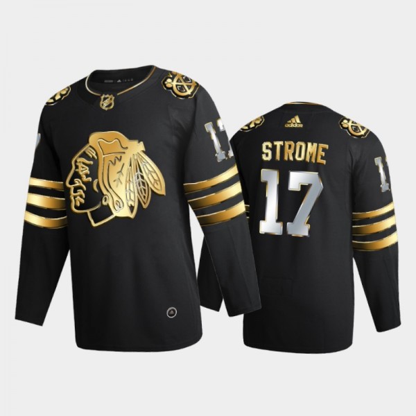 Chicago Blackhawks Dylan Strome #17 2020-21 Authen...