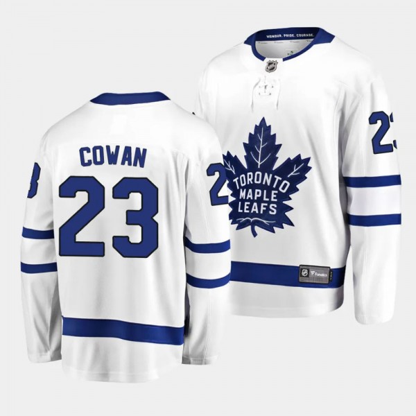 Toronto Maple Leafs Easton Cowan 2023 NHL Draft Wh...