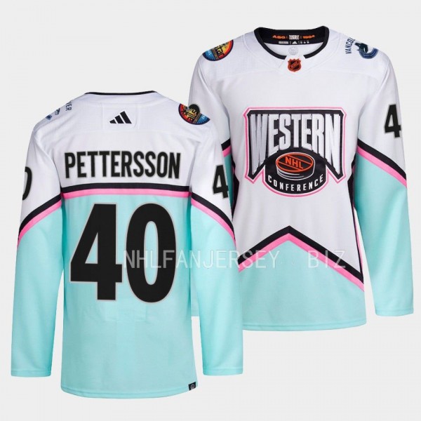Elias Pettersson 2023 NHL All-Star Western Confere...