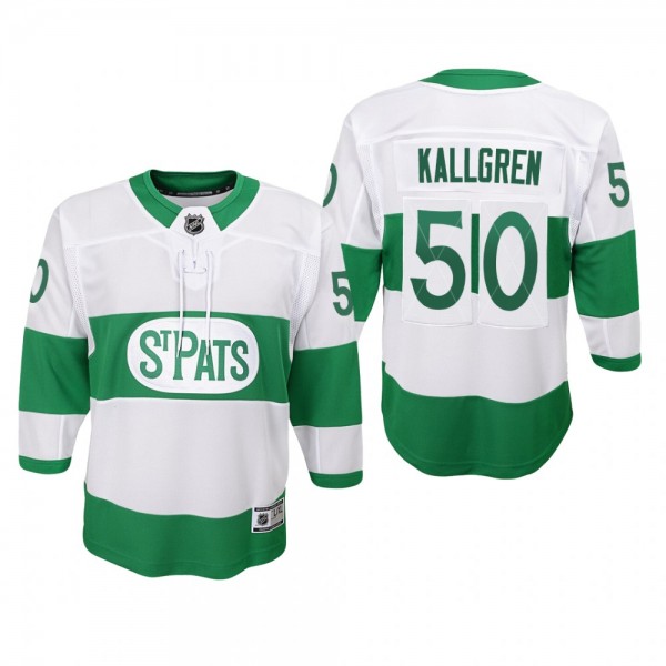 Maple Leafs Erik Kallgren #50 Youth 2022 St. Pats ...