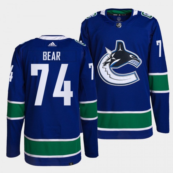 Authentic Pro Ethan Bear Canucks Blue Home Jersey