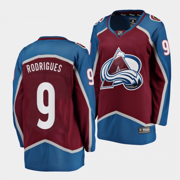 Evan Rodrigues Avalanche Home Breakaway Player Wom...