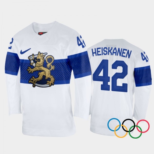 Miro Heiskanen Finland Hockey White Home Jersey 20...