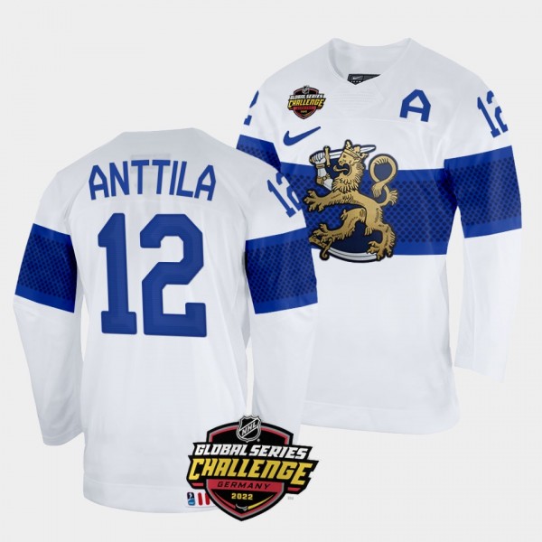 Marko Anttila 2022 NHL Global Series Finland #12 W...