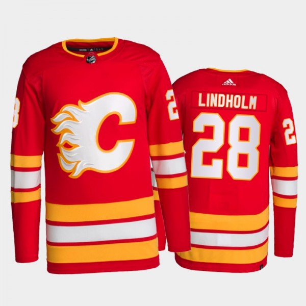 2021-22 Calgary Flames Elias Lindholm Primegreen A...