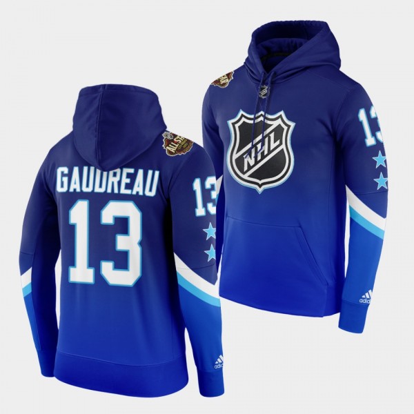 Calgary Flames Johnny Gaudreau 2022 NHL All-Star Blue Las Vegas Hoodie