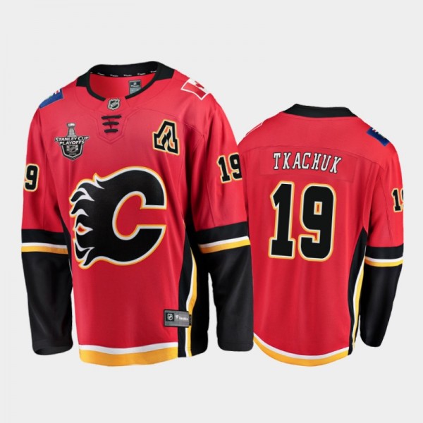 Calgary Flames Matthew Tkachuk #19 2020 Stanley Cu...