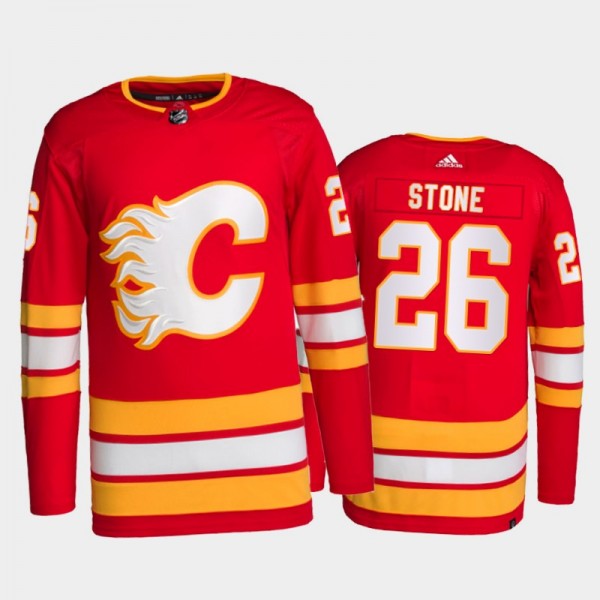 2021-22 Calgary Flames Michael Stone Primegreen Au...