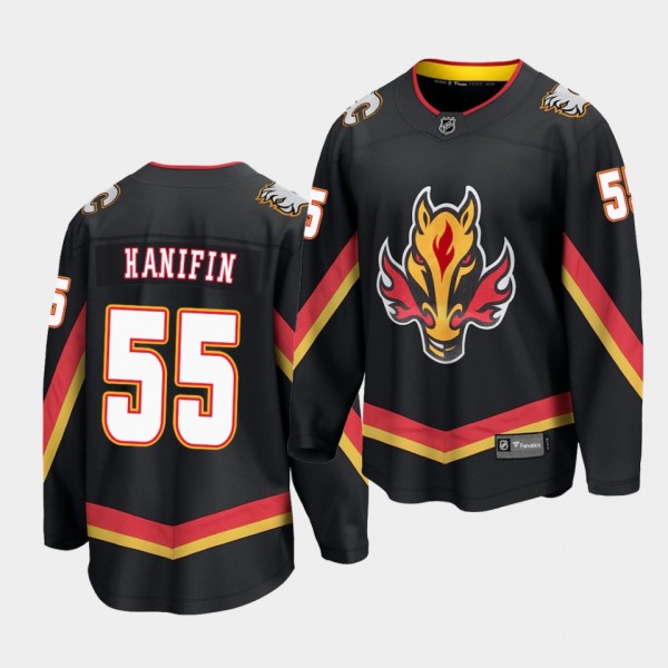Noah Hanifin Calgary Flames Special Edition Black Breakaway Jersey
