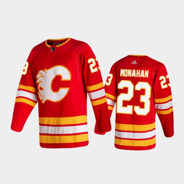 Calgary Flames Sean Monahan #23 Home Red 2020-21 A...
