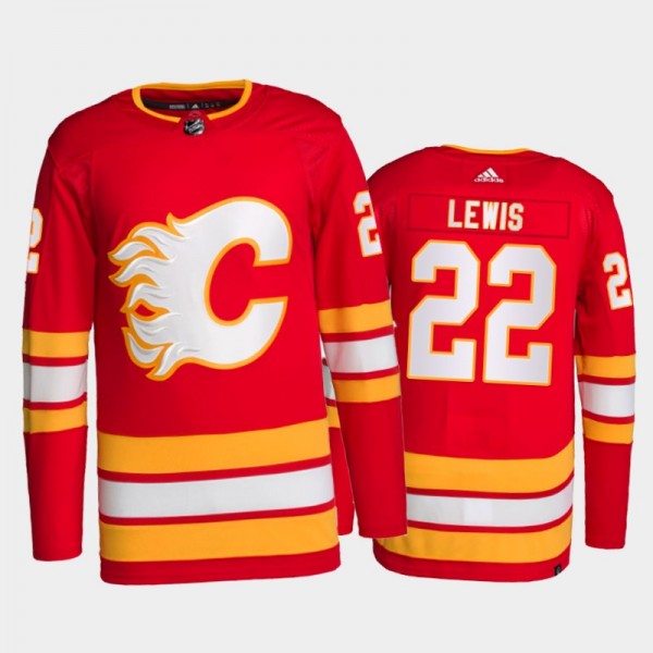 2021-22 Calgary Flames Trevor Lewis Primegreen Aut...