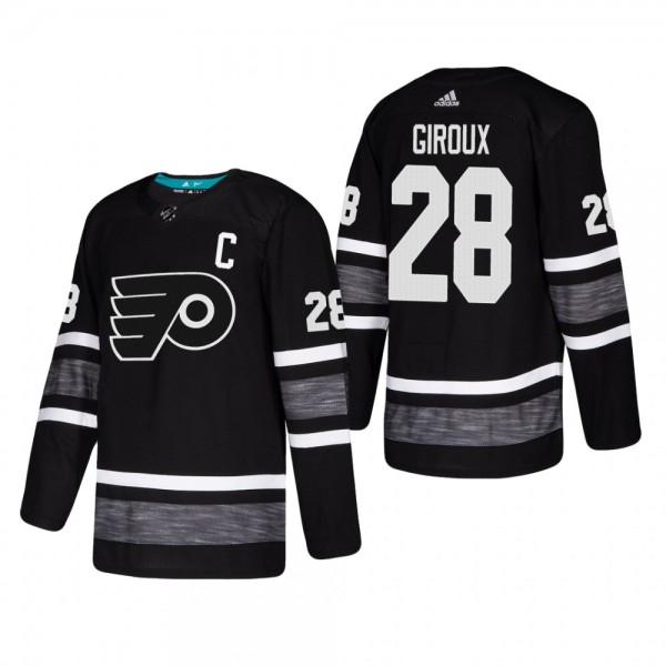 Philadelphia Flyers Claude Giroux #28 2019 NHL All-Star Authentic Parley Black Jersey Mens