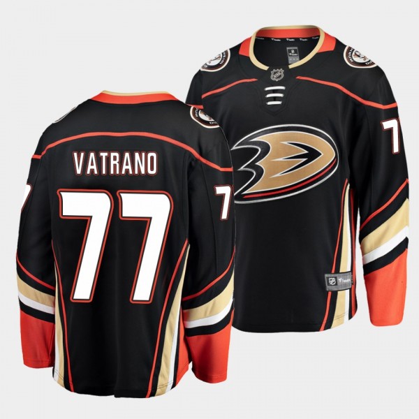 Frank Vatrano Anaheim Ducks Alternate Black Breakaway Player Jersey Men