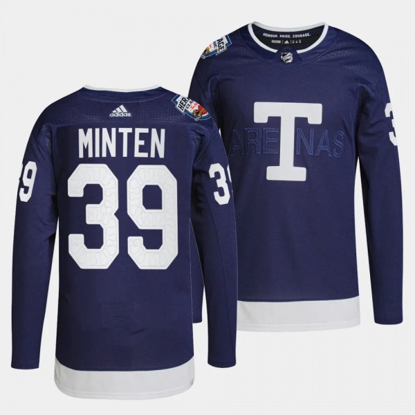Fraser Minten Toronto Maple Leafs Heritage Classic...