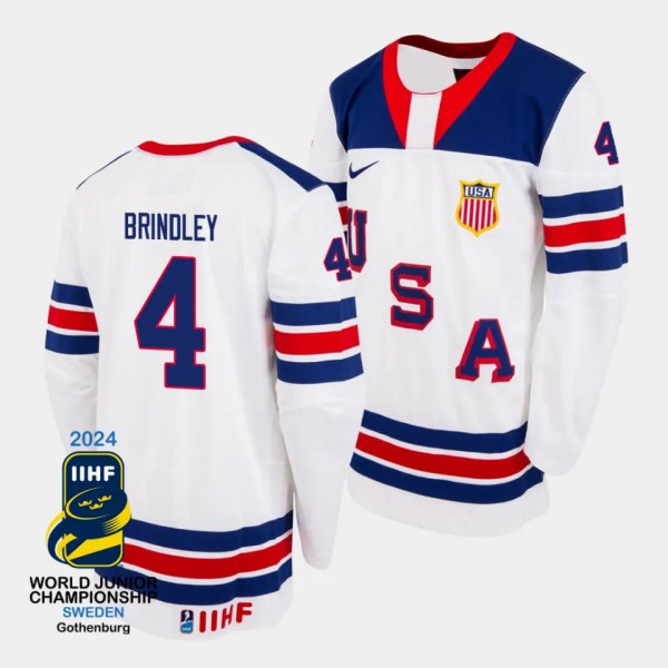 USA 2024 IIHF World Junior Champions Gavin Brindle...