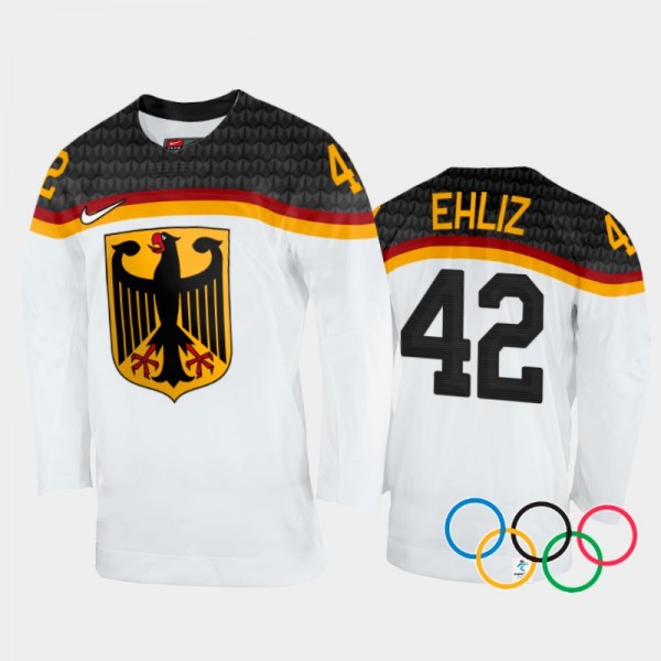 Germany Hockey Yasin Ehliz 2022 Winter Olympics Wh...