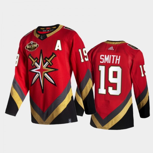 Vegas Golden Knights Reilly Smith #19 2022 All-Star Red Reverse Retro Jersey
