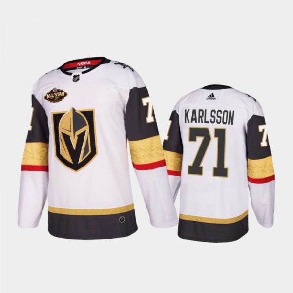 Vegas Golden Knights William Karlsson #71 2022 All-Star White Away Jersey